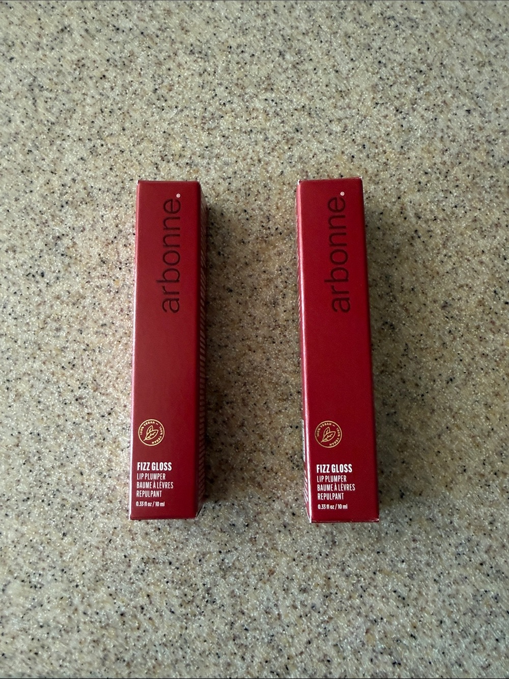 Arbonne Strawberry Fizz Gloss Lip Plumper set of 2
